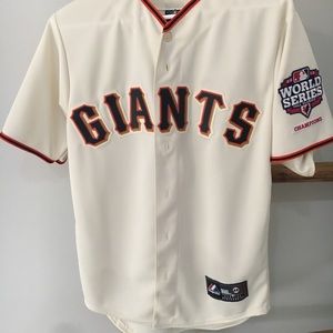 World Series SF Giants Buster Posey jersey